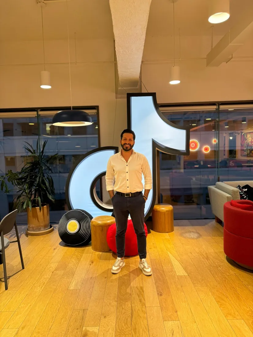En las oficinas de TikTok, Ciudad de México.